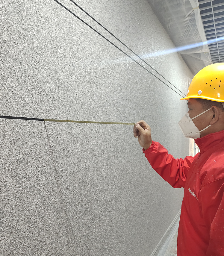 仿石漆施工時如何避免黑線漆被帶起？